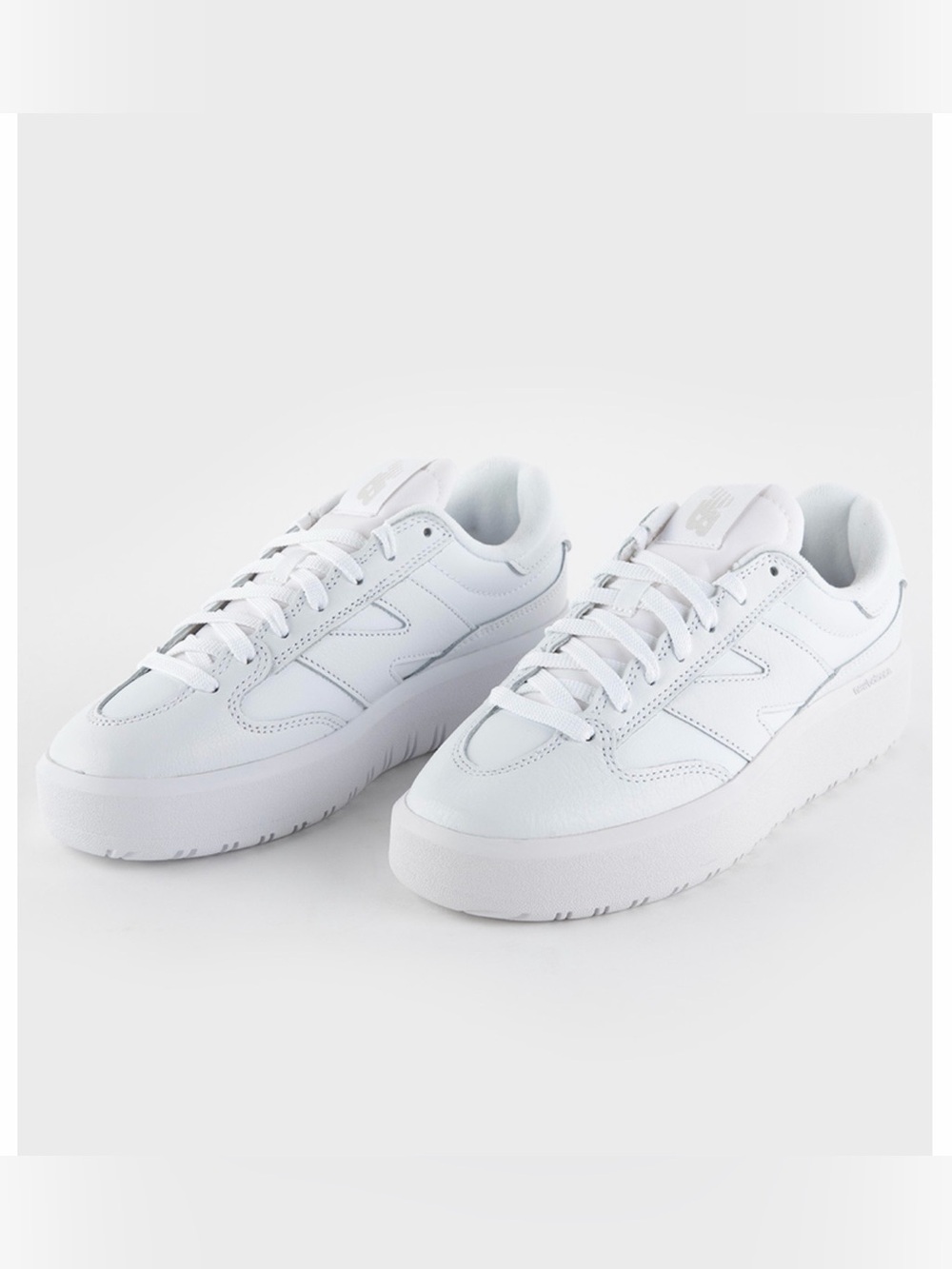 New Balance Women's White Platform Sneakers